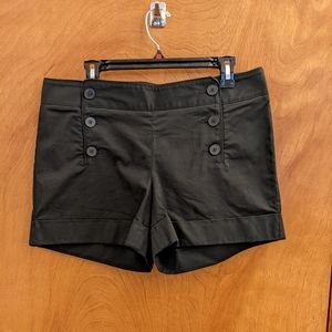 Express black sailor shorts size 12